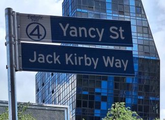 Jack Kirby gets a street named after him….for a few hours