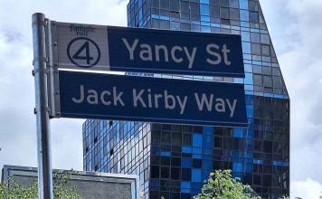 Jack Kirby gets a street named after him….for a few hours