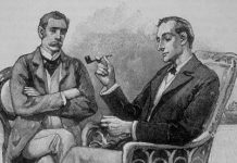 Sherlock Holmes fans rejoice! Dr. Watson and Sherlock Holmes by Sidney Paget