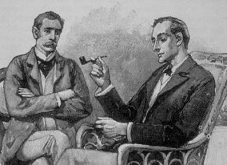 Sherlock Holmes fans rejoice! Dr. Watson and Sherlock Holmes by Sidney Paget