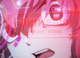 Anime Review: TO BE HERO X’s Loli Arc is lesser fare to be hero x header. a panicked loli, a young woman with pink hair, is surrounded by computer readouts