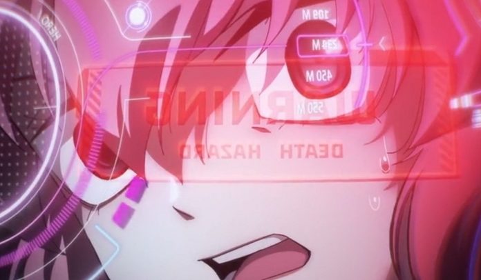 to be hero x loli header to be hero x header. a panicked loli, a young woman with pink hair, is surrounded by computer readouts