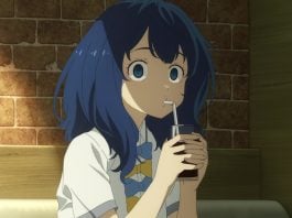 Otakon 2025 Interview: MAKEINE one year later makeine feature image. a high school girl, anna, is staring straight forward with a shell-shocked expression while sipping a drink out of a straw.