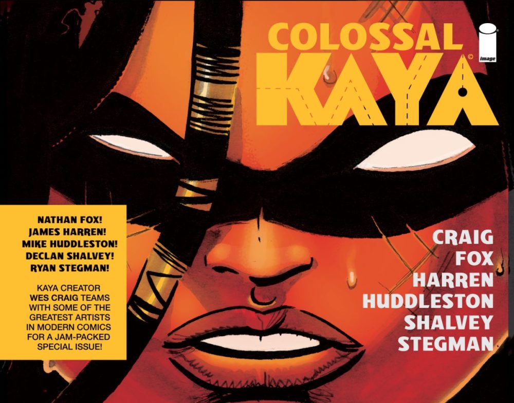 Colossal Kaya Special wraparound cover by Jim Mahfood
