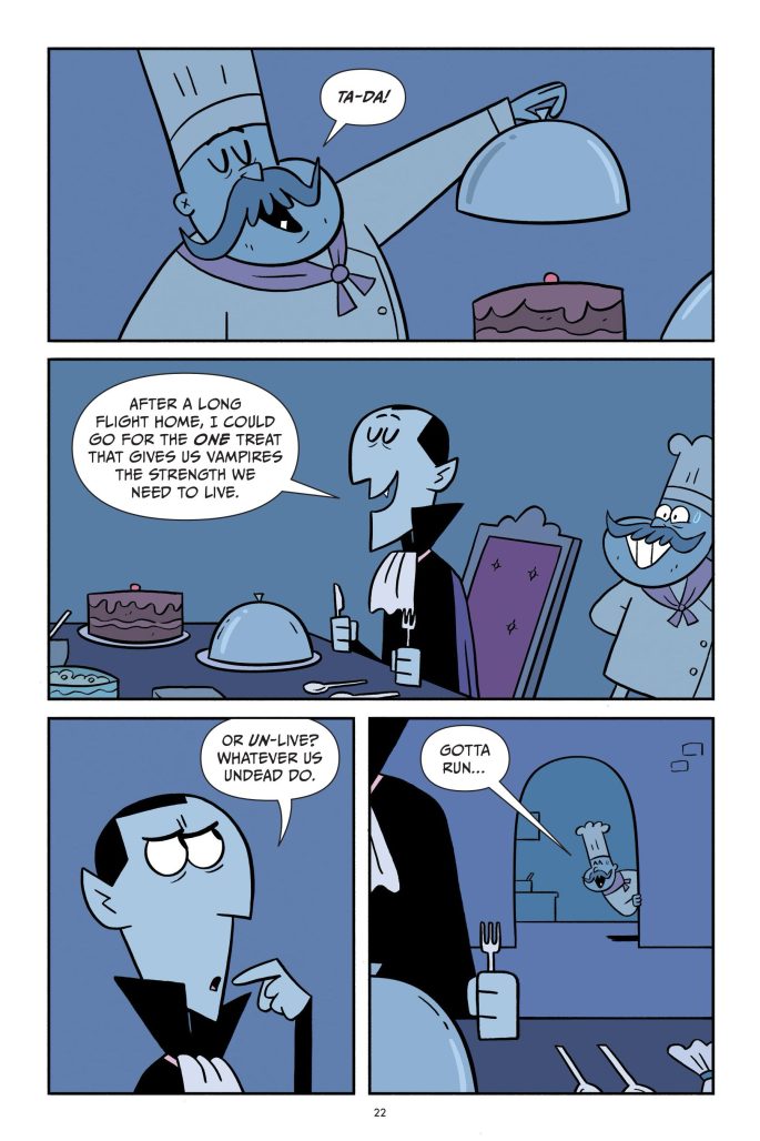 Dracula's Brunch Club interior art