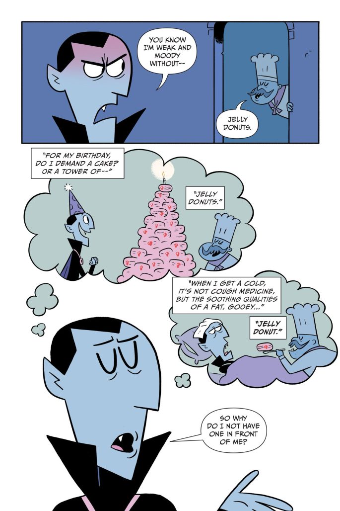 Dracula's Brunch Club interior art