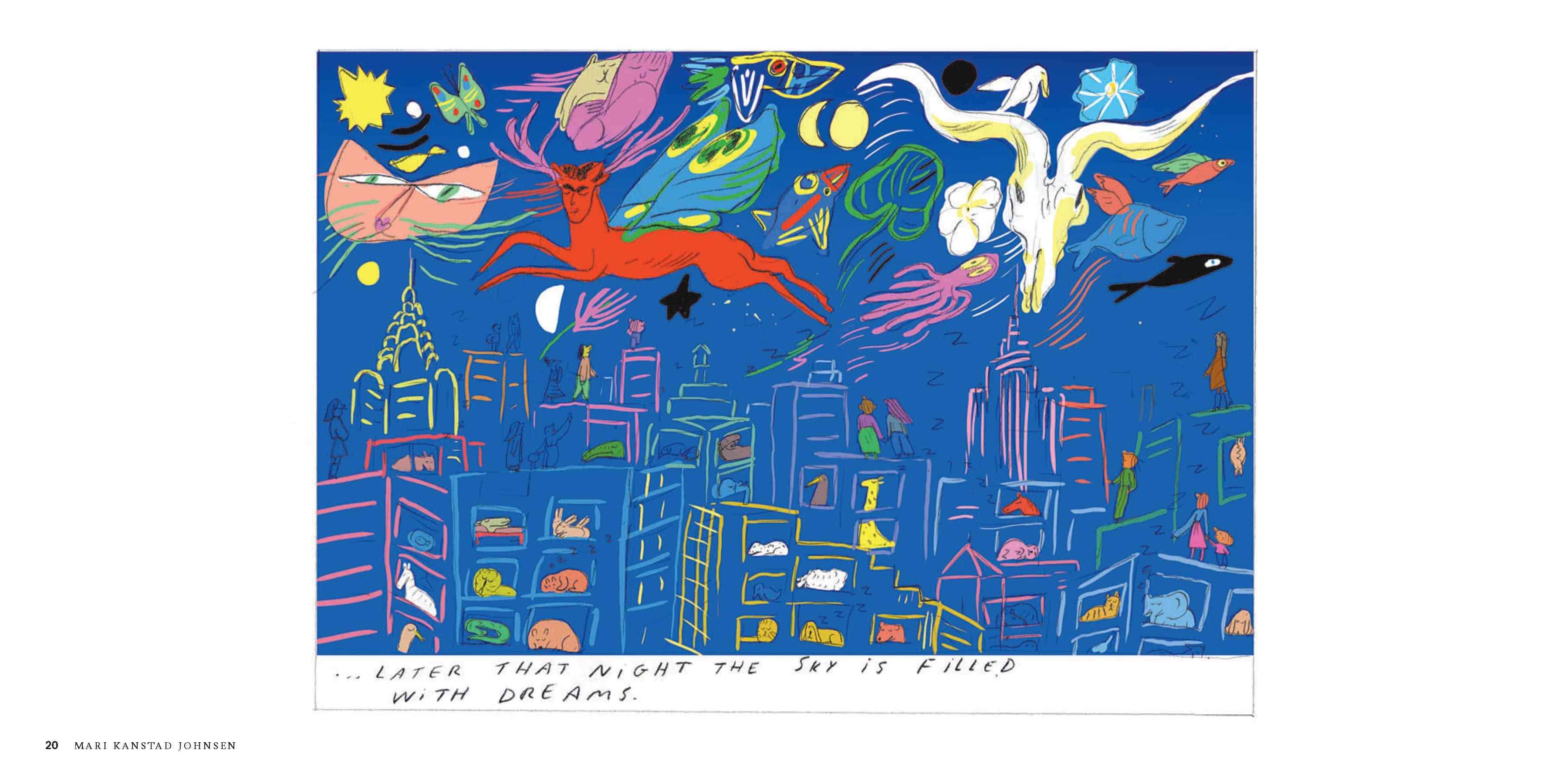 Mari Kanstad Johnsen. Page from Drawn to MoMA: Comics Inspired by Modern Art, published by The Museum of Modern Art, New York, 2025. Image courtesy The Museum of Modern Art.