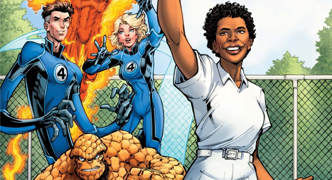 Fantastic Four Althea Gibson comic cover featured Fantastic Four Althea Gibson comic cover featured