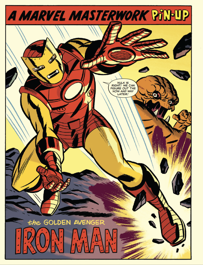 Mighty Marvel Pin Uo of Iron Man