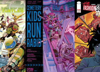 Wednesday Comics Reviews: A FASHION SCHOOL SERIAL KILLER, CEMETERY KIDS, SPACE GHOST, and more
