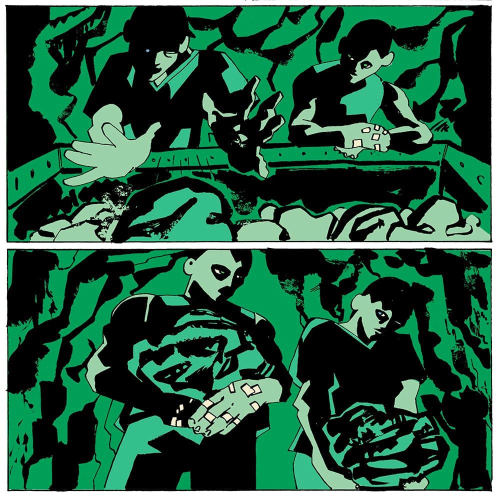 mine panel from The Hanging