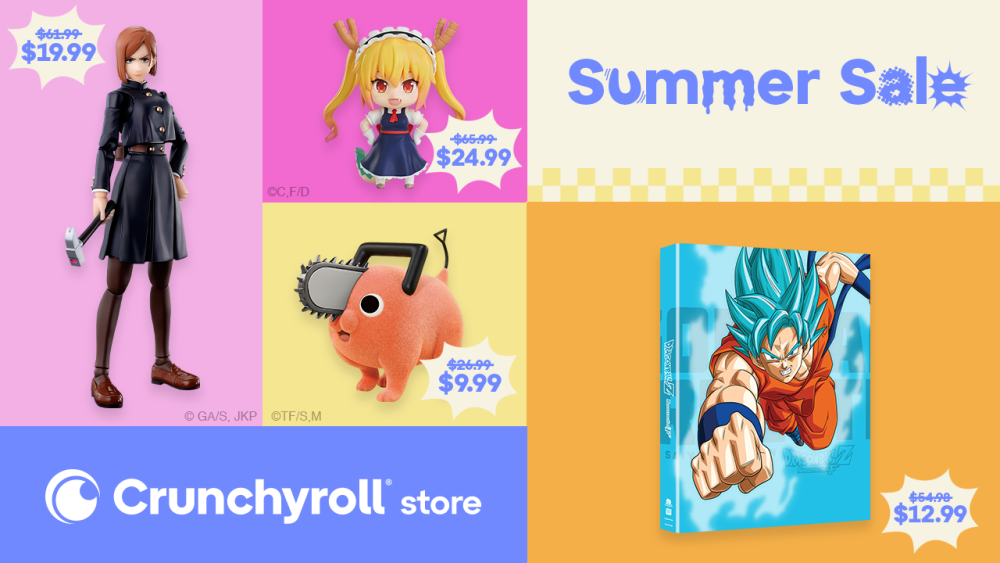 Crunchyroll summer sale promo image