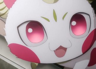 Anime Review: TO BE HERO X reveals Big Johnny’s secret big johnny header. big johnny, a small fluffy rodent with red cheeks, looks out the window of a car.