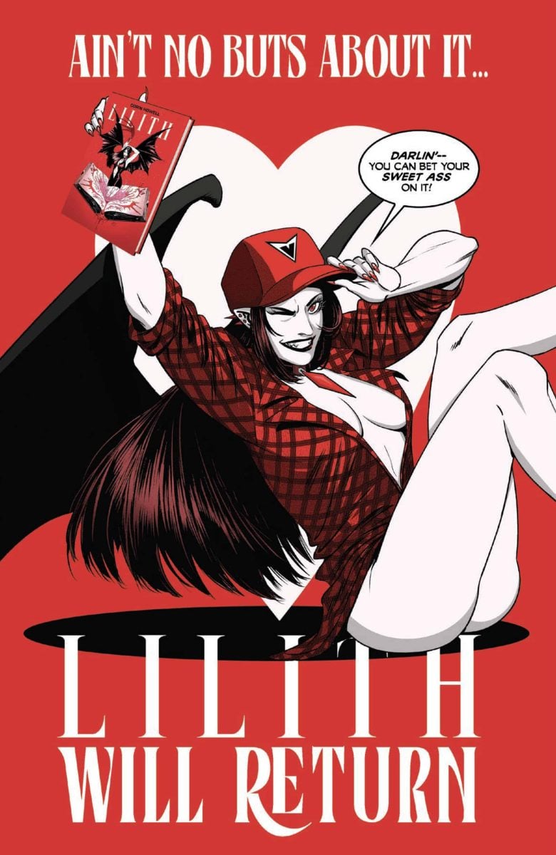 illustration of Lilith by Corin Howell announcing vol 2