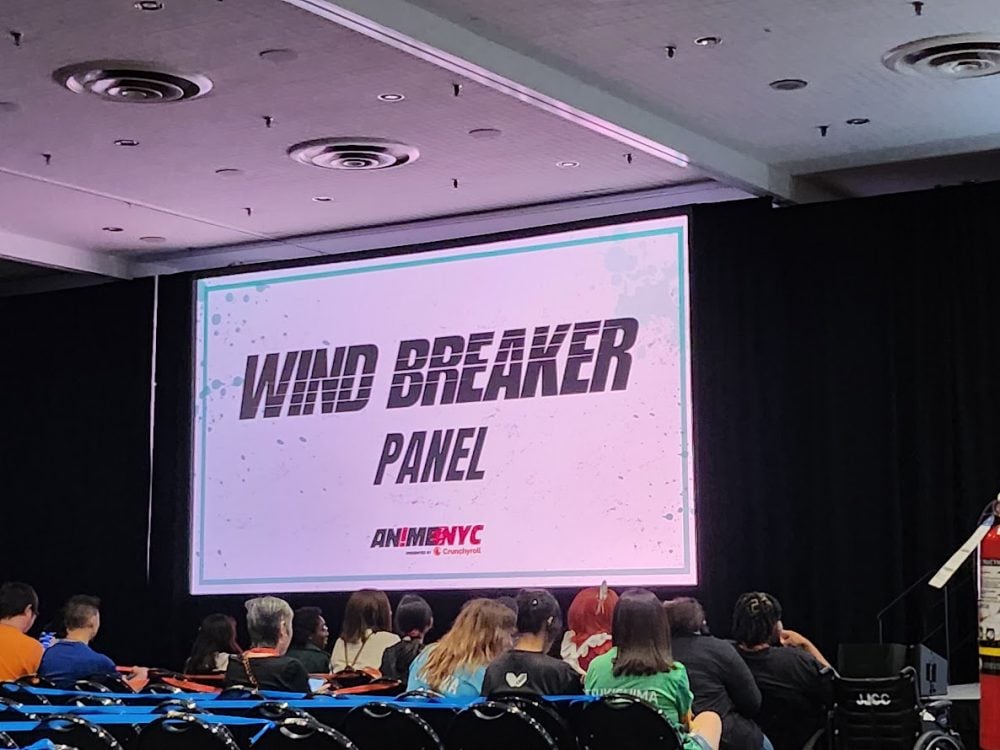 photo of the wind breaker panel screen taken before the no-photos rule went into effect