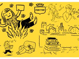 Pow Pow Double Feature: Exclusive Previews of PASTIMES by Pascal Girard and FRUIT SALAD by Cathon