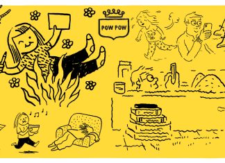 Pow Pow Double Feature: Exclusive Previews of PASTIMES by Pascal Girard and FRUIT SALAD by Cathon