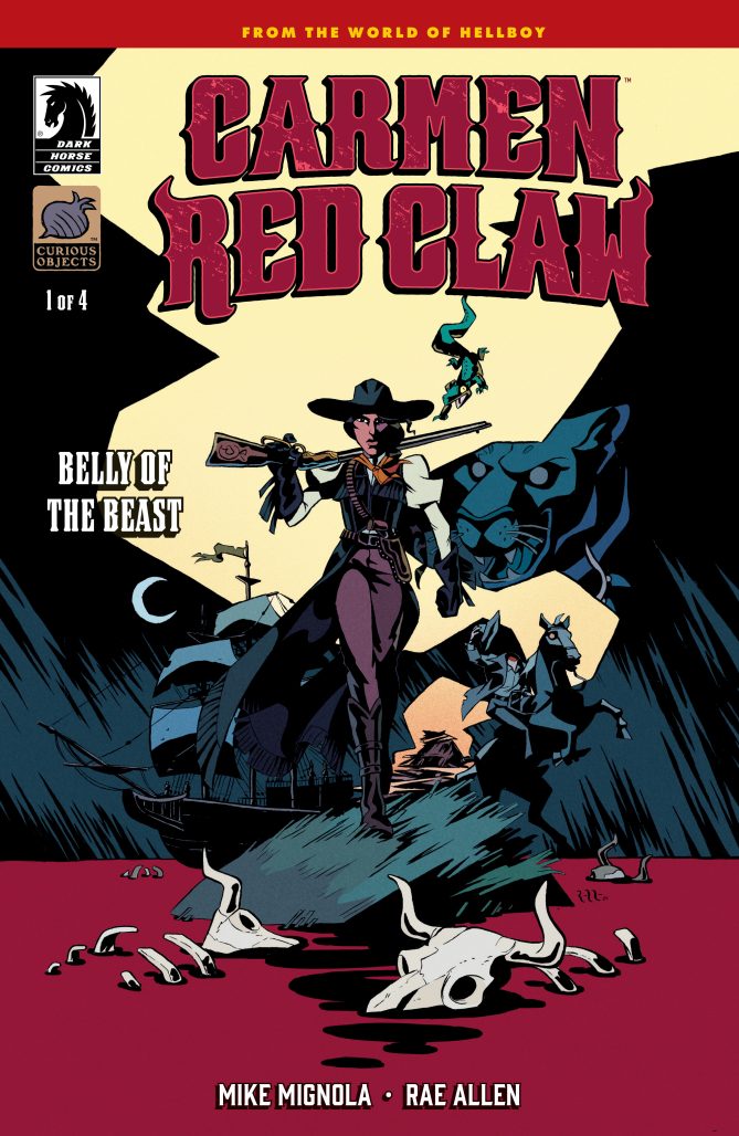Carmen Red Claw: Belly of the Beast #1 cover by Rae Allen