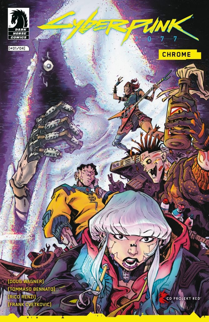 Cyberpunk 2077: Chrome #1 cover by Tommaso Bennato