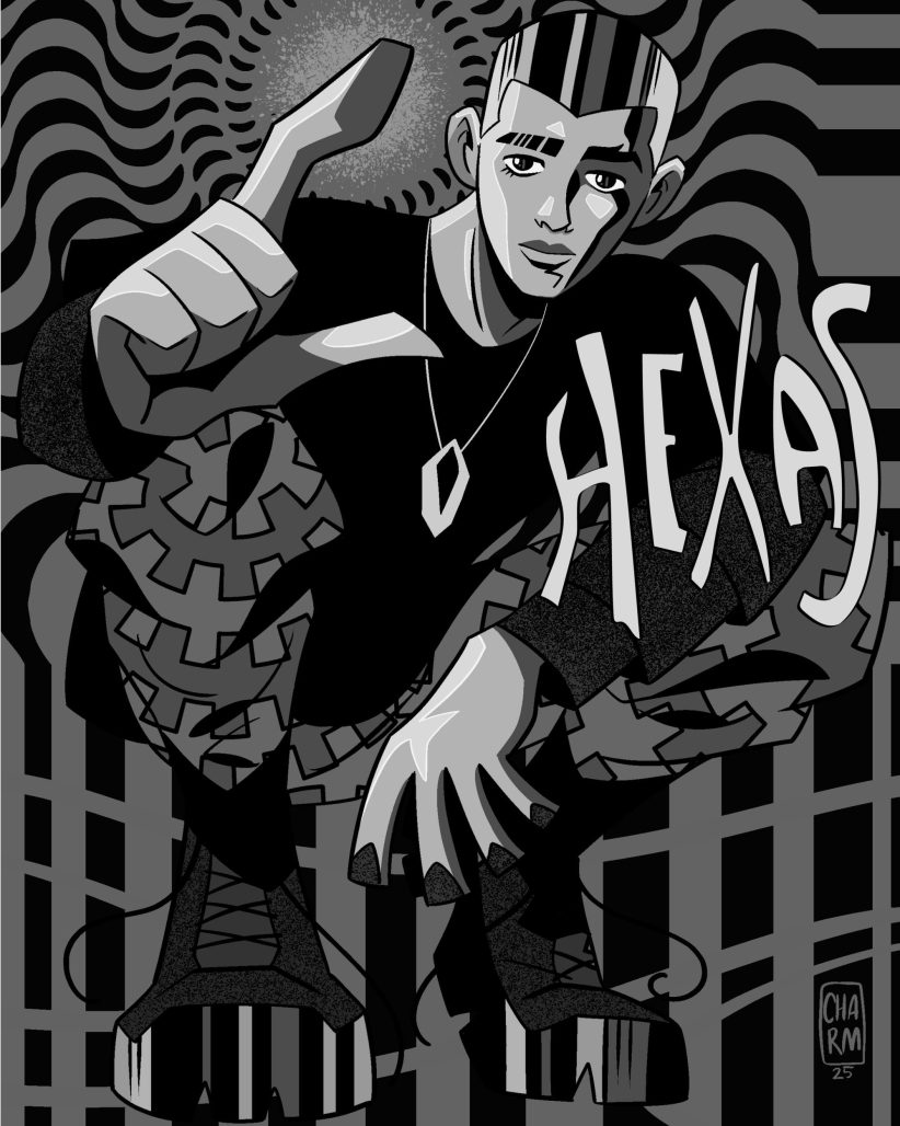 Hexas variant cover by Derek Charm