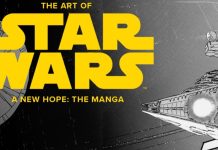Exclusive: Hisao Tamaki’s Triptych Folio reveal from THE ART OF STAR WARS: A NEW HOPE—THE MANGA crowdfunding campaign The Art of Star Wars: A New Hope — The Manga cover (cropped)
