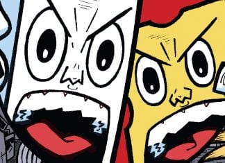 Exclusive: Dark Horse announces NERD INFERNO – THE ESSENTIAL EVAN DORKIN Nerd Inferno cover (cropped)