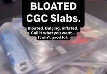 Bloated CGC slabs shock collectors