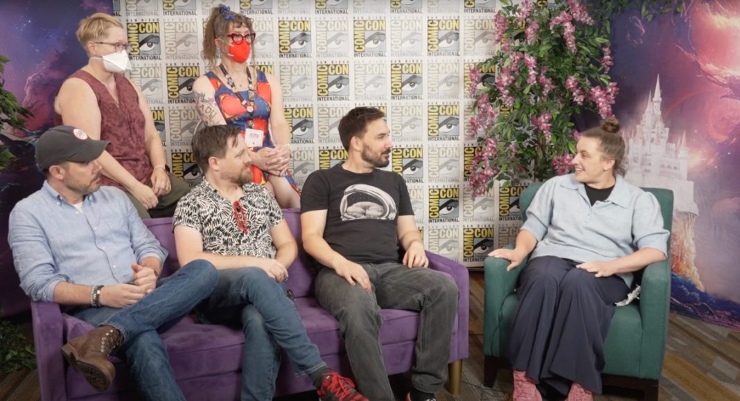 Star Trek comics writers and Ollie Kaplan