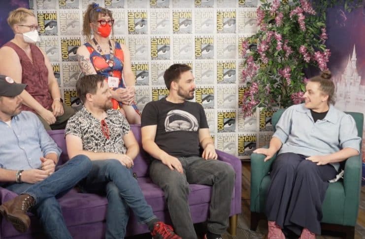 Star Trek comics writers and Ollie Kaplan