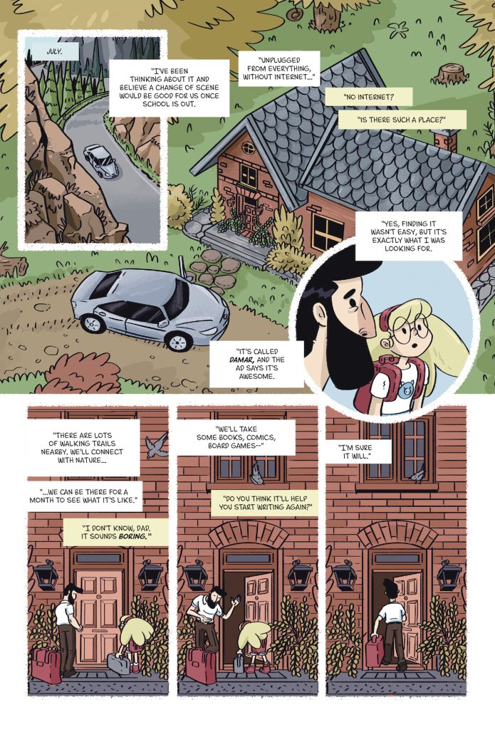 Tamia and the Memories of the Dragon Vol 1 interior art