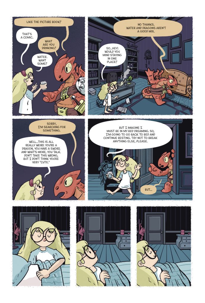 Tamia and the Memories of the Dragon Vol 1 interior art