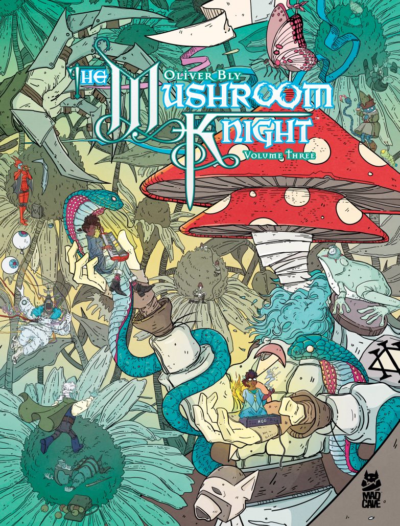 The Mushroom Knight Vol. 3 cover, by Oliver Bly
