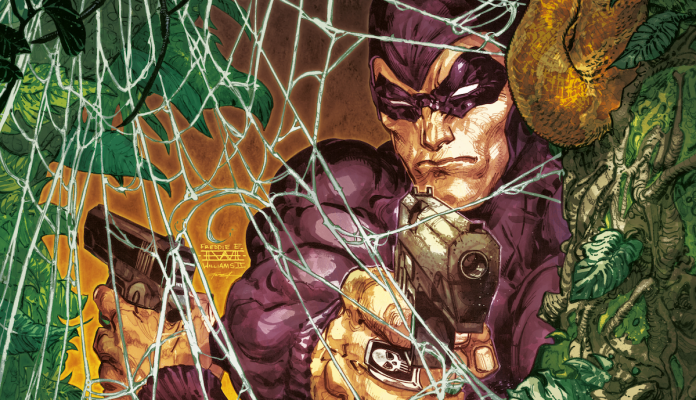 The Phantom Int Cover The Phantom holding a gun.