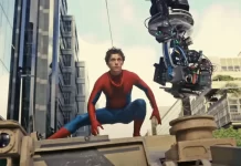 Marvel Cinematic Universe: AVENGERS: DOOMSDAY Wraps Production, Tom Holland Injury Halts SPIDER-MAN: BRAND NEW DAY Tom Holland behind the scenes of Spider-Man: Brand New Day