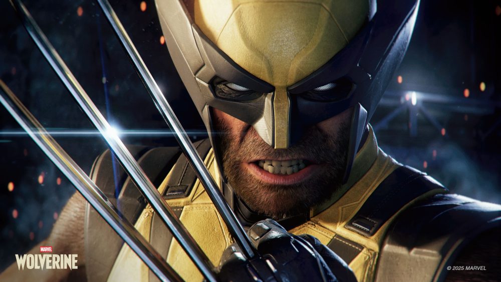 Close-up of Wolverine's mask and claws