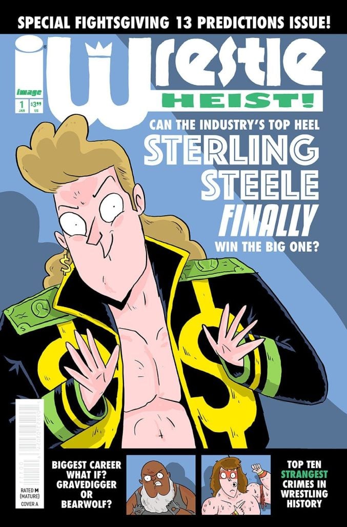 Wrestle Heist #1 cover A, by Kyle Starks