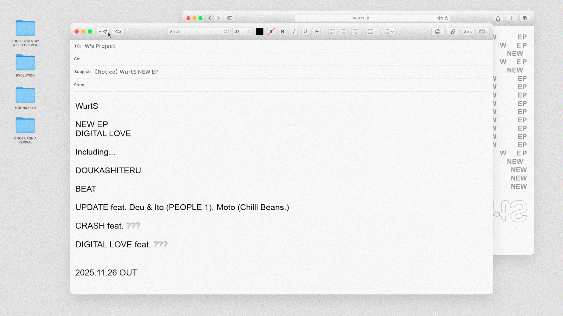 wurts new ep announcement