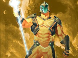 NYCC ’25: ALIEN unveils stunning X-O MANOWAR cover X-O Manowar on a stylized golden background