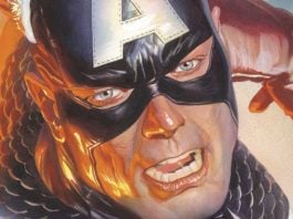 NYCC ’25: Alex Ross’ MARVELOCITY to make NYCC debut Captain America throwing his shield, painted by the legendary Alex Ross in a hyperrealistic manner.