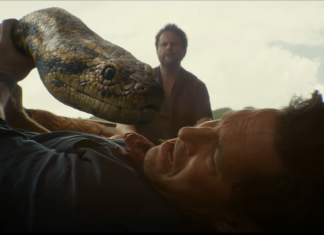 ANACONDA trailer sees Jack Black and Paul Rudd “Hunting” Snakes Paul Rudd wrestles a snake in ANACONDA (2025)