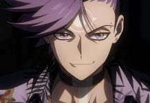 ANIME REVIEW: TO BE HERO X’s Dragon Boy arc is quite Nice dragon boy feature image. a smug-looking man with purple hair and a white marking on his forehead.