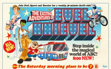 Exclusive: Evel Knievel Kickstarter vintage posters show hype the way it used to be