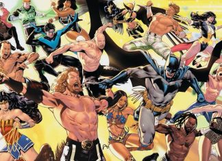 NYCC ’25: DC x AEW crossover debuting at event DC x AEW #1 featured