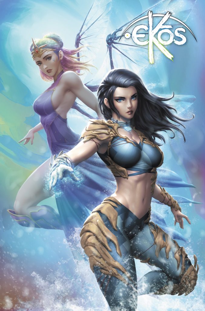 Ekos Vol. 2 cover art by Kendrick Lim