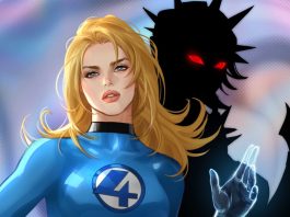Malice returns in December’s FANTASTIC FOUR #6 Fantastic Four #6 (2025) variant cover by Leirix featured