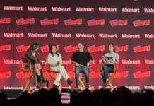NYCC `25: A fun reunion shows the passion for Agents of S.H.I.E.L.D. still lives Agents of S.H.I.E.L.D. reunion panel at NYCC 2025 featuring Chloe Bennet, Ming-Na Wen, Clark Gregg, and moderator Ashley V. Robinson onstage at the Javits Center.