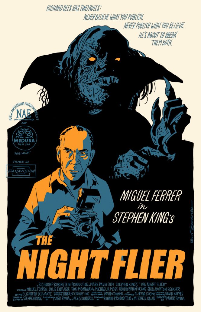 Poster for The Night Flier by Chris Schweizer