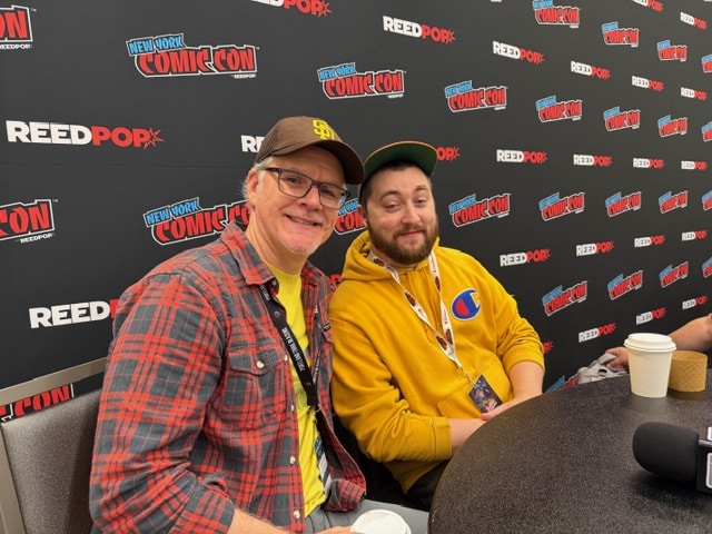 G.I. Joe editor Ben Abernathy and artist Tom Reilly