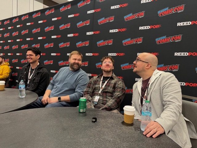 Transformers and Void Rvails creators Dan Mora, Robert Kirkman, Connor Hughes and Jorge Corona