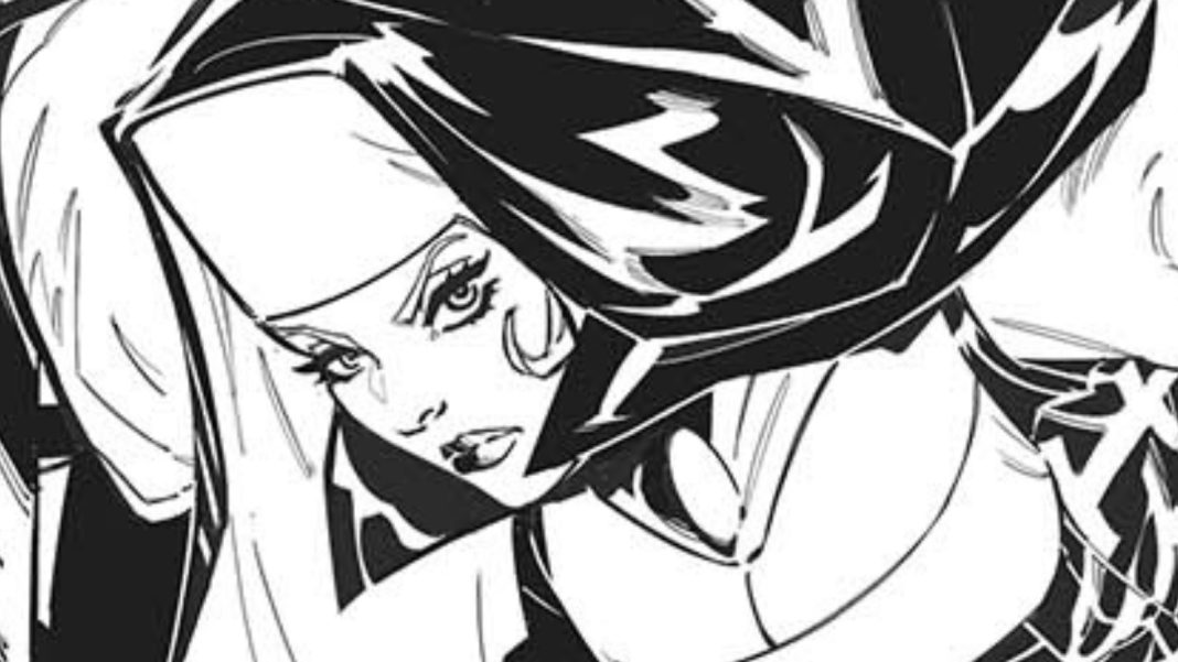 Marian Heretic #1 2nd printing cover (cropped)